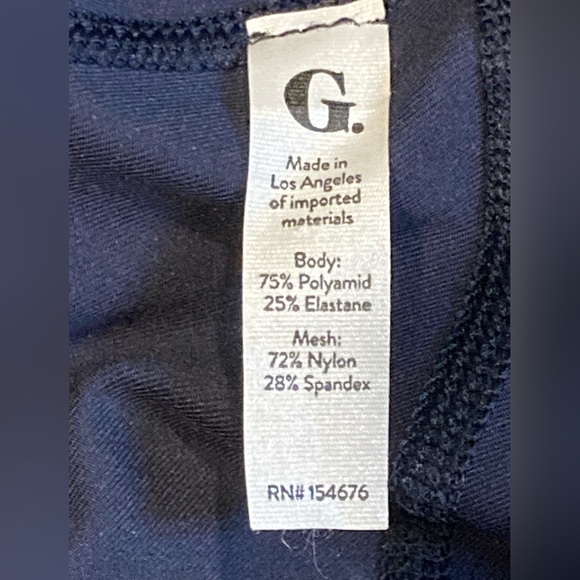 NWT G. Label by Goop G Marine Blue 7/8 Leggings - Sz S - Picture 9 of 10